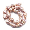 Natural Nucleated Pearl Beads Strands PEAR-B004-15F-01D-4
