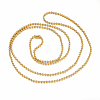 PVD Vacuum Plating 304 Stainless Steel Ball Chain Necklaces Making LS-MAK-I008-01G-B01-2