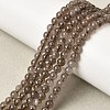 Natural Smoky Quartz Beads Strands X-G-B167-A09-4mm-2