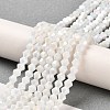 Opaque Solid Color Electroplate Glass Beads Strands X1-GLAA-F029-P4mm-A15-4