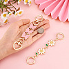 2Pcs 2 Style Alloy Enamel Chain Extenders FIND-TA0005-19-6
