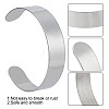 10Pcs 304 Stainless Steel Open Cuff Bangles BJEW-GO0001-02B-3