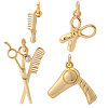 8Pcs 4 Styles Brass Pendants KK-BBC0023-02A-7