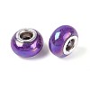Opaque Resin European Beads RPDL-T038-007G-2