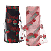 BENECREAT 2 Rolls 2 Colors Shiny Strawberry Glitter Polyester Tulle Rolls DIY-BC0002-80-1