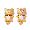 Opaque Resin Cabochons RESI-G031-22-2