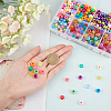 CHGCRAFT 152G 8 Style Plastic Beads KY-CA0001-09-3