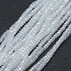 Electroplate Glass Beads Strands X-EGLA-J144-AB-A01-1