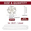 DIY Chain Dangle Brooch Making Kits DIY-NB0007-53-2