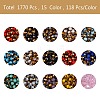 1710~1770Pcs 15 Colors Electroplate Glass Beads EGLA-SZ0001-03-6