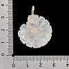 Natural Quartz Crystal Carved Pendants G-C282-01J-3