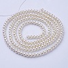 Glass Pearl Beads Strands HY-4D-B02-1-1