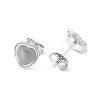 304 Stainless Steel Stud Earring Finding EJEW-I285-24P-2