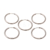 201 Stainless Steel Huggie Hoop Earrings EJEW-L250-01M-P-1