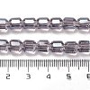 Electroplate Glass Beads Strands EGLA-D030-19N-4