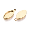 304 Stainless Steel Pendant Cabochon Component STAS-Q113-18A-G-2
