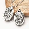 Tibetan Style Alloy Pendants TIBE-Q078-07AS-RS-5