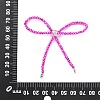 Alloy & Glass Bowknot Chandelier Component Links PALLOY-D360-01B-3
