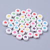 Opaque White Acrylic Beads MACR-S273-43-1