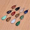 Natural & Synthetic Mixed Stone Big Pendants G-I184-M-1