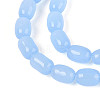 Imitation Jade Glass Beads Strands GLAA-T028-14J-04-3