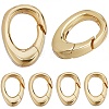 6Pcs Brass Spring Gate Rings KK-SC0003-80-1