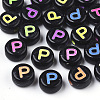 Opaque Black Acrylic Beads MACR-N008-17P-1