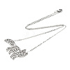 201 Stainless Steel Pendant Necklaces NJEW-T009-JN080-1-40-2