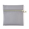 Imitation Leather Jewelry Storage Zipper Bags ABAG-G016-01B-04-1