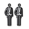 Spray Paint Alloy Pendants ENAM-K076-37A-1
