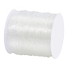 0.8mm Crystal Polyester Threads Transparent Jewelry Bracelet Beading Wire Cords EW-PH0001-0.8mm-02-1