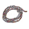 Electroplate Glass Beads Stradns EGLA-H114-02B-03-2