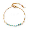 Bohemian Synthetic Turquoise Link Bracelets for Women QH7010-1-1