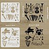 Plastic Drawing Painting Stencils Templates DIY-WH0172-692-2