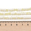 Frosted Crackle Glass Beads Strands GLAA-U001-4mm-M11-4