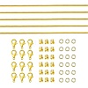 DIY Brass Chain Extender/End Chains Making Kits DIY-FS0005-61G-1