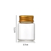 Clear Glass Bottles Bead Containers CON-WH0085-76B-02-1