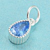 925 Sterling Silver Birthstone Charms STER-G035-01B-03-2