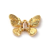 Brass Micro Pave Cubic Zirconia Charms KK-F898-07G-1
