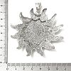 Tibetan Style Alloy Big Pendants X-FIND-D037-02AS-01-3