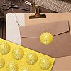 34 Sheets Self Adhesive Gold Foil Embossed Stickers DIY-WH0509-061-6