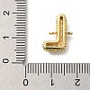 Brass Micro Pave Cubic Zirconia Links KK-I717-04L-3