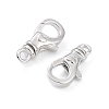 Rhodium Plated 925 Sterling Silver Swivel Clasps STER-K173-22P-2