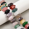 Natural Mixed Stone Double Terminated Point Beads Strands G-T142-97-1
