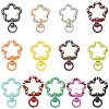 10Pcs Spray Painted Alloy Swivel Snap Clasps FIND-YW0009-38-2