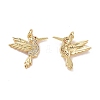 Brass Micro Pave Cubic Zirconia Pendants ZIRC-I063-32G-1