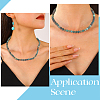 2 Strands Frosted Natural African Turquoise(Jasper) Round Beads Strands G-PA0001-33-5