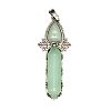 Natural Green Aventurine Pointed Big Pendants PW-WG9A7F3-06-1