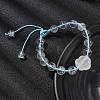 Adjustable Natural Mixed Gemstone Beads Braided Bead Bracelets for Women BJEW-L713-A-4