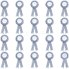 Award Ribbon Shape Iron Badge Pins LS-JEWB-WH20002-04C-1